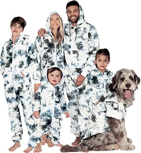 Footed Pajamas Joggies Family Matching Hoodie Set