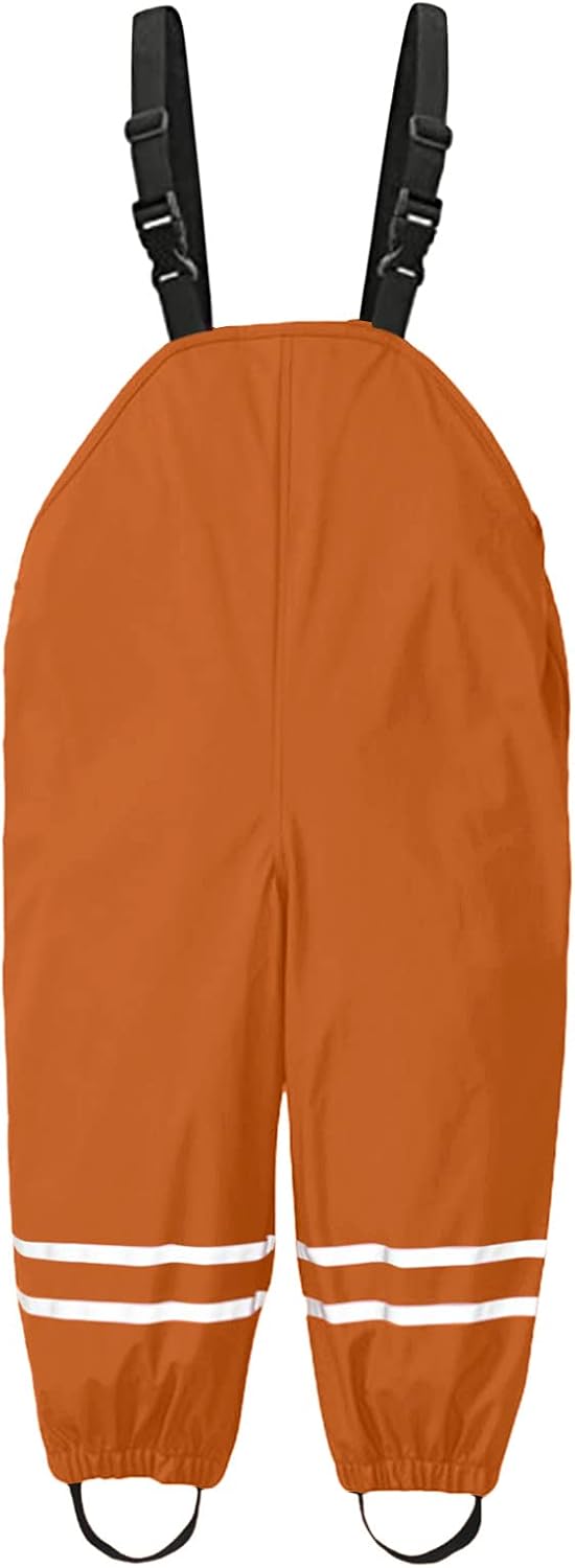 Waterproof Rain Pants for Kids Boys and Girls 1-8 Years