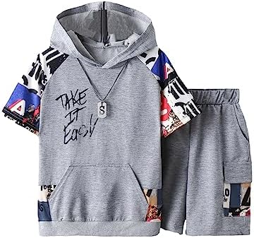 COZYASE Boys 2-Piece Outfits Set