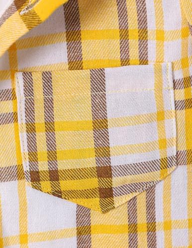 Soft Plaid Graphic T-Shirts Set for Boys