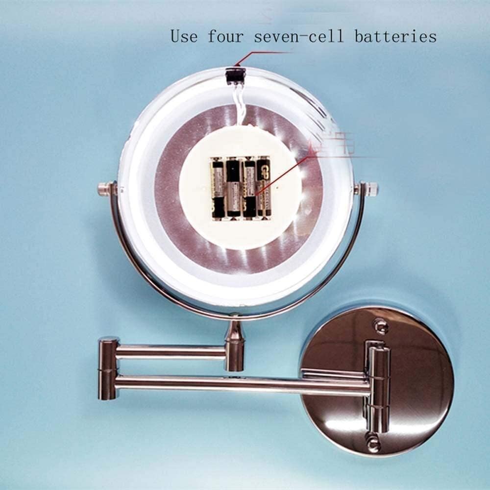 Makeup Shaving Mirror 5X Round Wall-Mounted vanity mirror