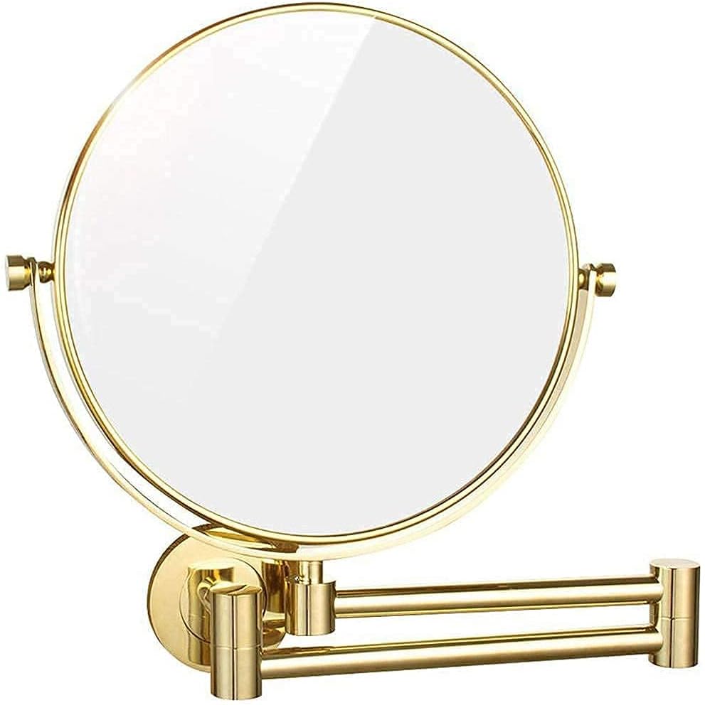 Wall-Mounted Makeup Mirror 10X Magnification Perfect for Facials and Makeup