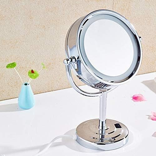 FUDGIO Wall-Mounted Vanity Mirror with LED 3x Magnification Durable