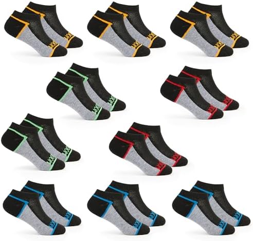 Fruit of the Loom Boys Low Cut Ankle Socks 10 Pack