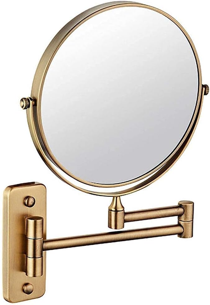 LCARY Wall Mirror 8 360 Swivel Bathroom MakeUp Mirror