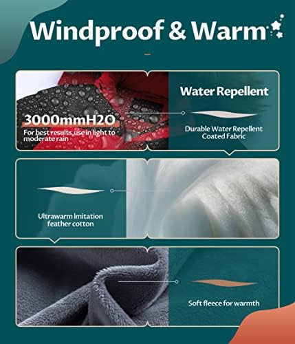 Warm Fleece Lined Water-Resistant Winter Jacket
