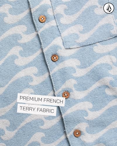 Volcom Toddler Boys Terry Short Set - 2-Piece Button Down Shorts
