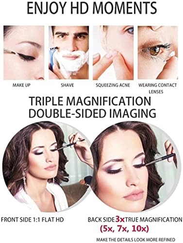 FUDGIO Extendable 360 Rotation Makeup Mirror