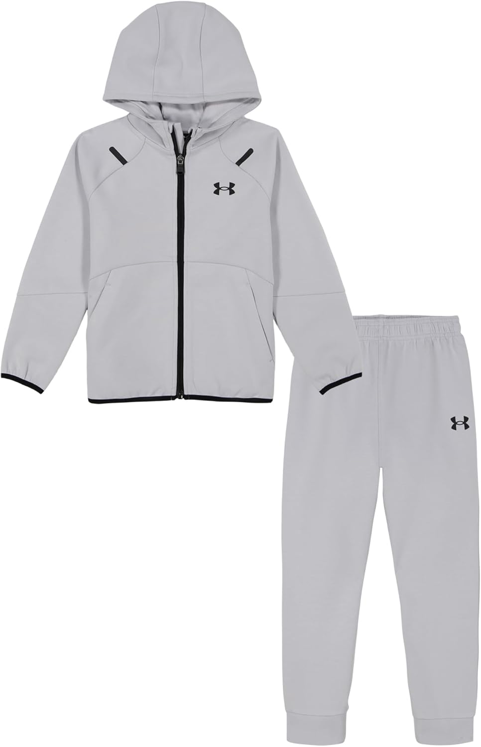 Under Armour Unstoppable Knit Set Mod Gray - Boys Full-Length Pajamas