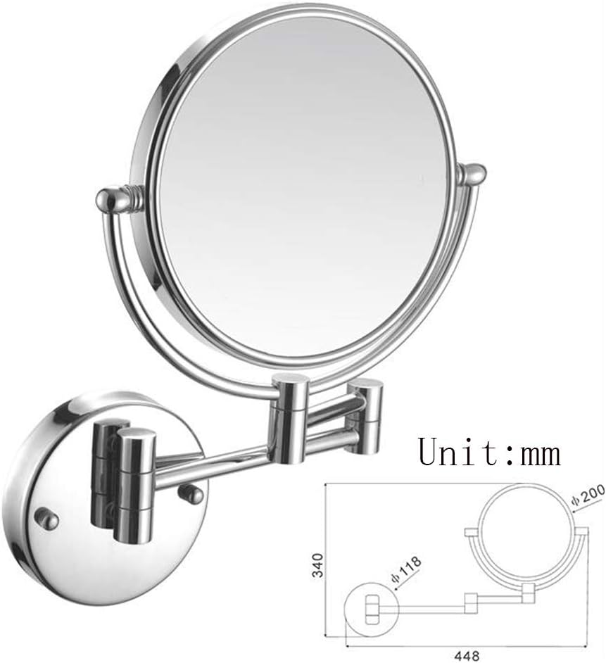 LCARY Wall Mirror with 3X Magnification