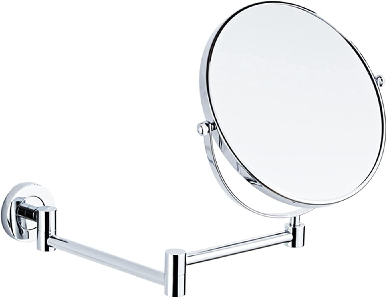 DEIHGE Magnification Wall Mounted Makeup Mirror - Double Sided 360 Swivel Foldable