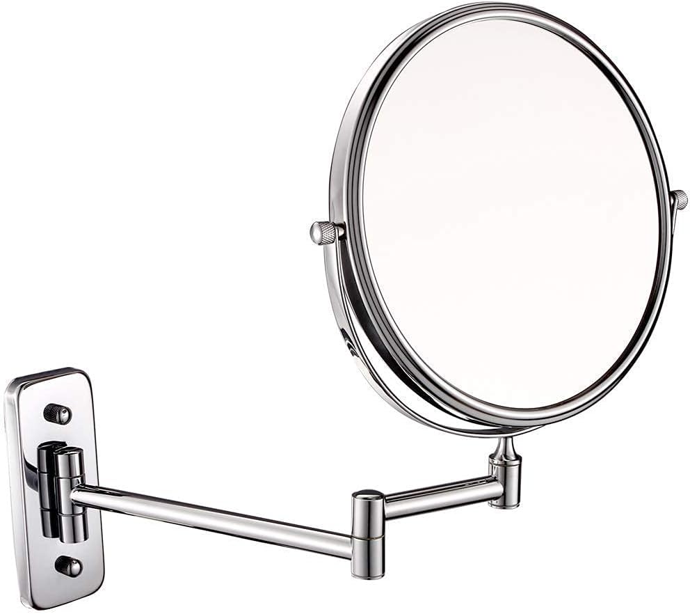 Elegant Wall-Mounted Makeup Mirror with Multiple Magnifications