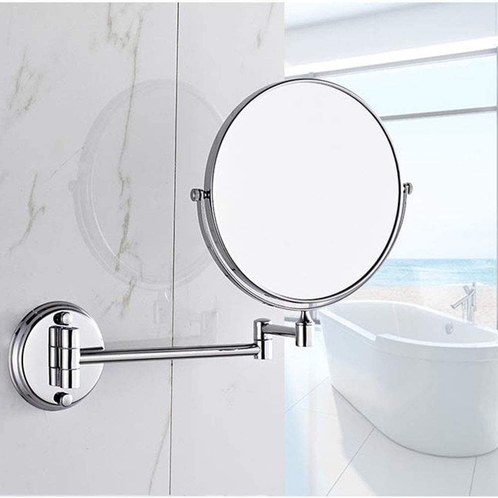 Wall-Mounted Makeup Mirror with 3X Swivel Extendable