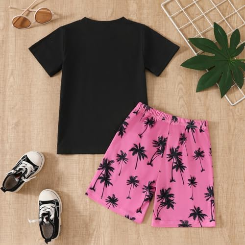 Bamboo Coconut Tree Print Summer Toddler Boys Comfort Style