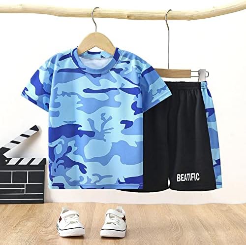 Quick-Drying Camouflage Sportswear for Toddler Boys and Girls