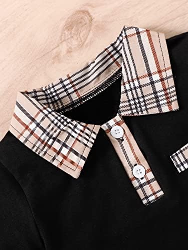 WDIRARA Toddler Boy Plaid 2 Piece Outfit