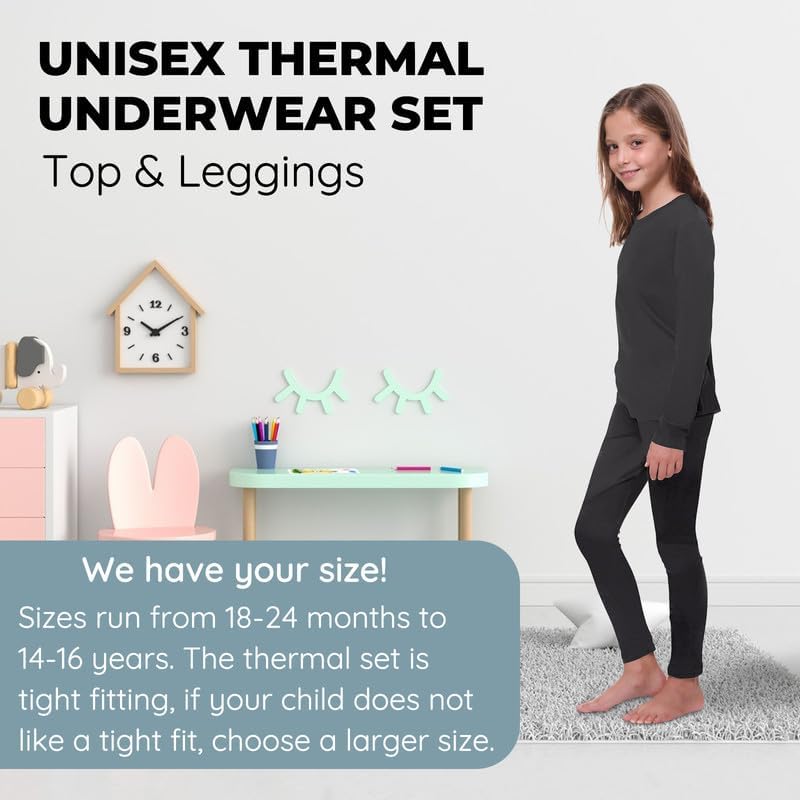 Ultra Dry Thermal Underwear Set for Kids
