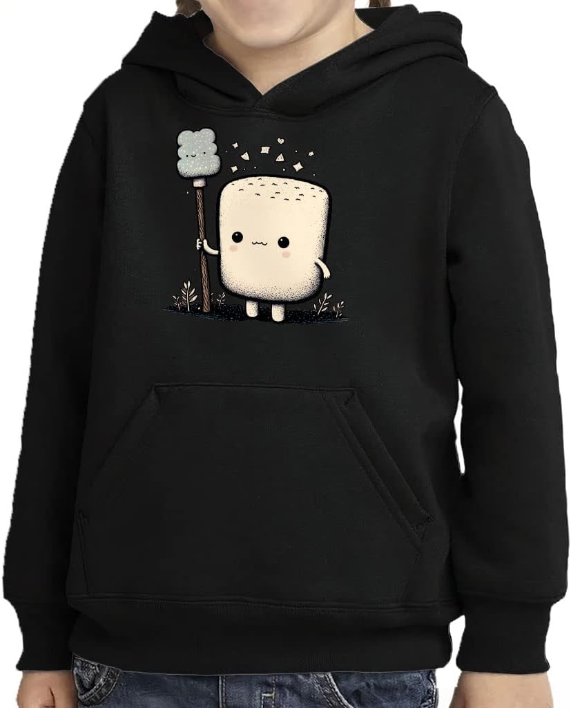 Cute Marshmallow Toddler Hoodie with Kangaroo Pockets