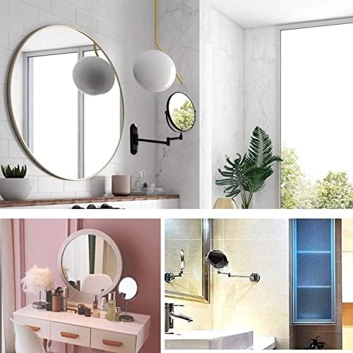 DEIHGE 8-Inch Double-Sided Wall-Mounted Makeup Mirror