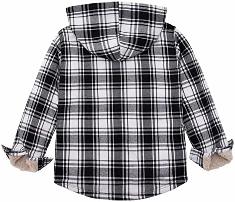 ThCreasa Boys Plaid Flannel Jackets