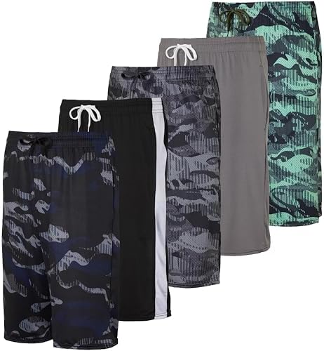 Perfect for Boys - Dry-Fit Active Basketball Shorts with Pockets