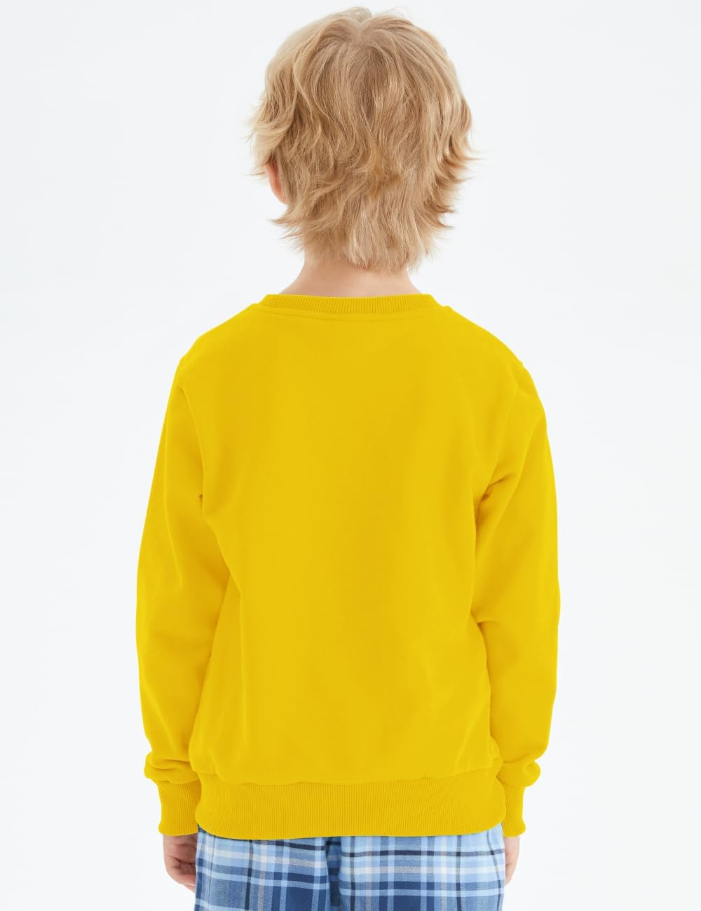 SpringGege Youth Basic Crewneck Pullover for Boys 3-14