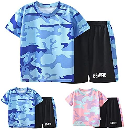 Quick-Drying Camouflage Sportswear for Toddler Boys and Girls