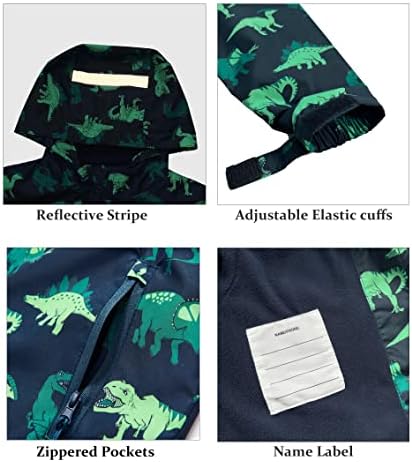 Sturdy Boys Waterproof Rain Jacket for Kids Durable Comfortable