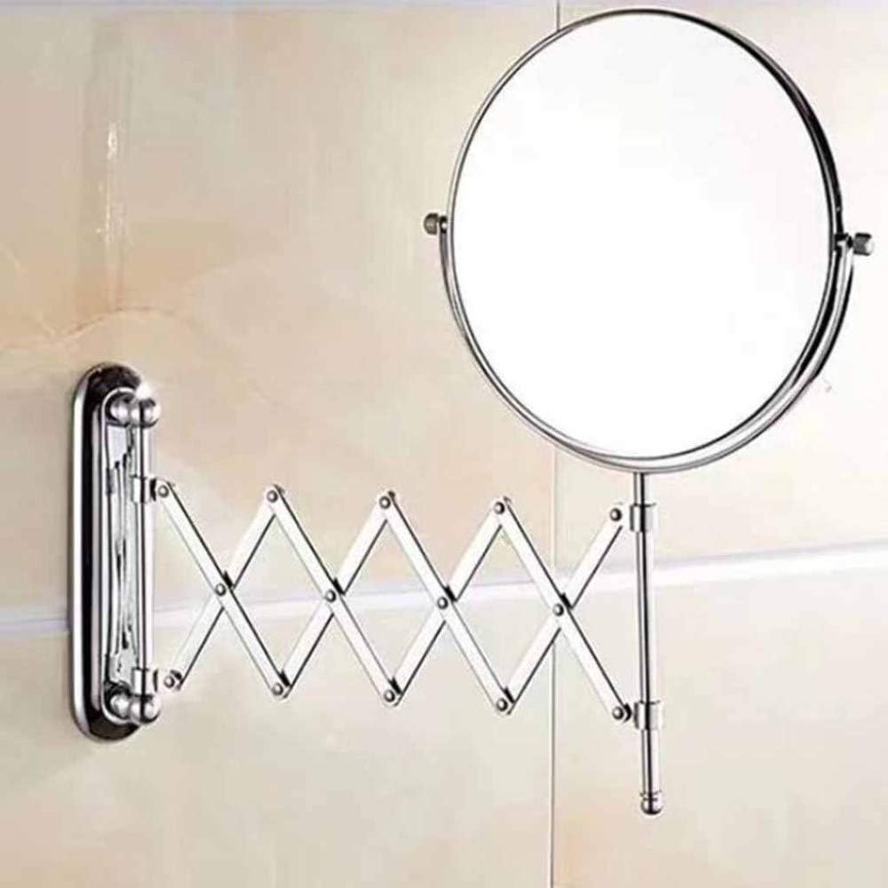 Professional Personal Double-Sided Extendable 360-Degree Wall-Mounted Makeup Mirror