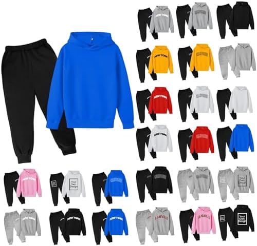 Kids Unisex 2 Pc Tracksuit Set for Spring Summer Autumn Winter