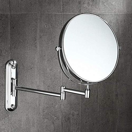 FUDGIO 3X Magnification Round Makeup Mirror with 360 Rotating Double Sided 1
