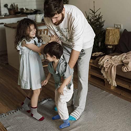 Kids Socks Toddler Crew Socks Boys Girls - Breathable Comfy and Durable