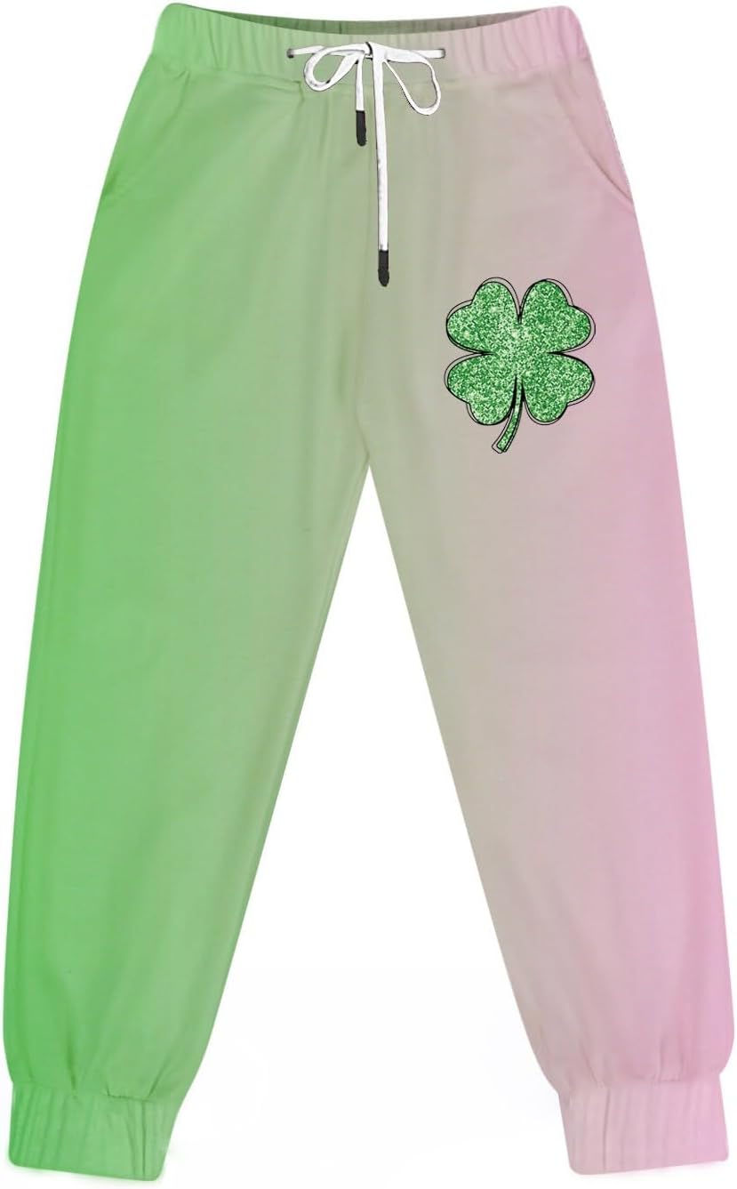 St Patricks Day - Green 4-14 Year Olds - Summer Joggers
