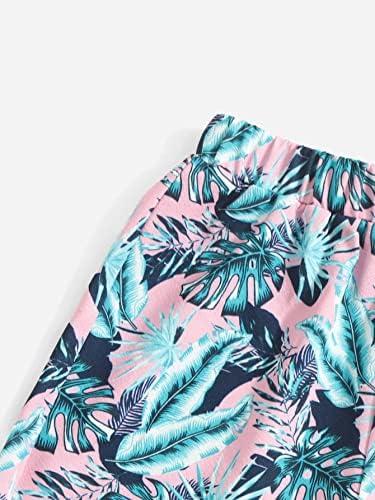 Fun tropical short set for boys - vacation casual trendy comfortable