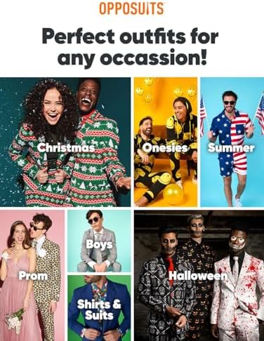 Opposuits Teen Boys Christmas Suit - Red