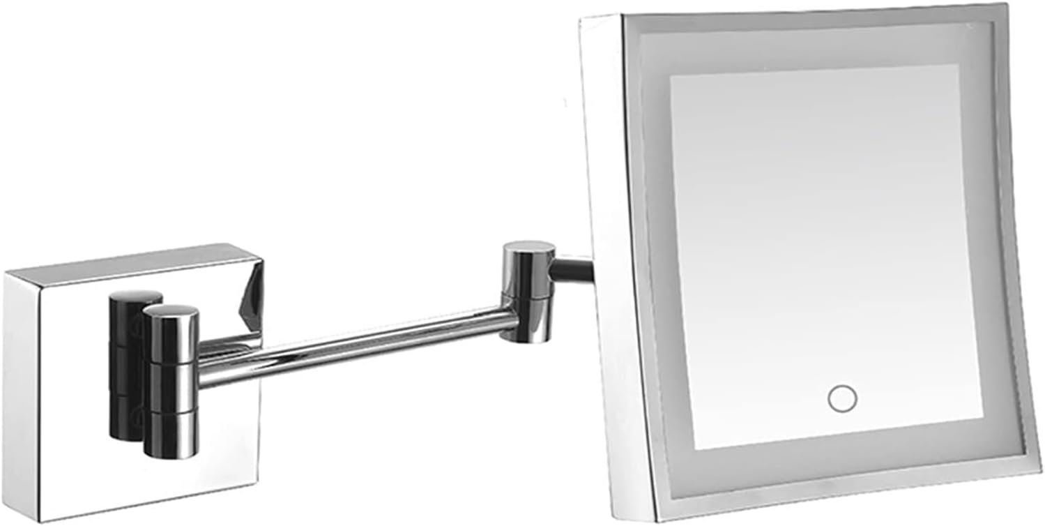 Wall Mounted Lighted Makeup Mirror LED Shaving Mirror