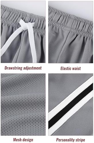 6-Piece Toddler Boys Basketball Shorts