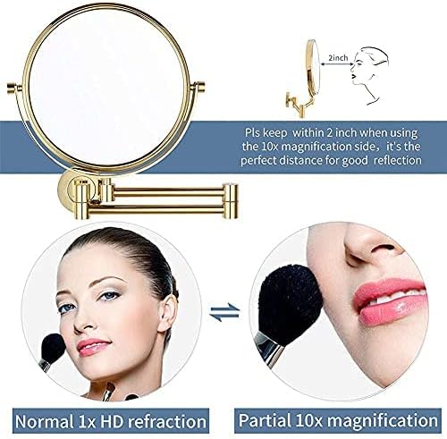 Perfect for Daily Grooming Black Vanity Mirror