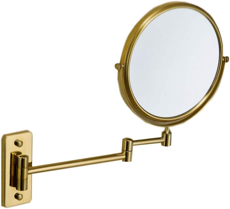 Wall-Mounted Dual-Sided 8-inch Makeup Mirror