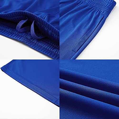Boys Athletic Shorts with Pockets Quick Dry