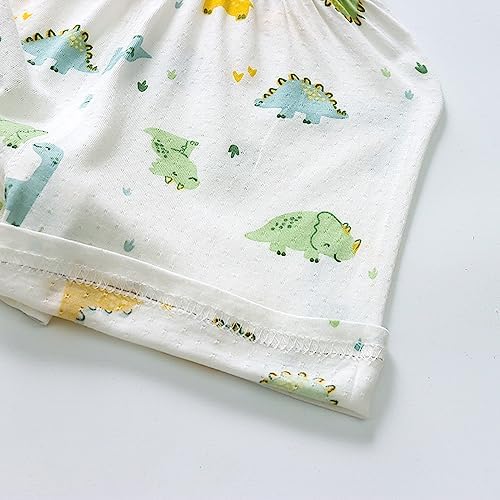 Cartoon Strawberry Dinosaur Toddler Boys Girls Short Sleeve Clothing
