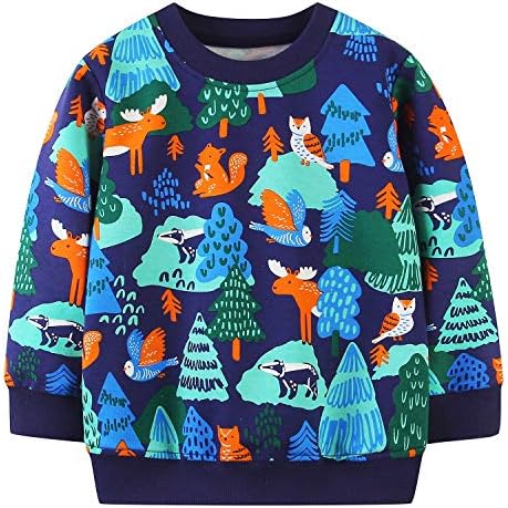 Funnymore Toddler Christmas Cotton Sweater Easy Christmas Gift for Kids
