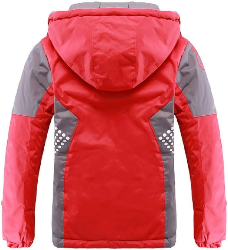 Vinmin Boys Warm Stylish and Secure Fleece Jacket for Outdoor Activities
