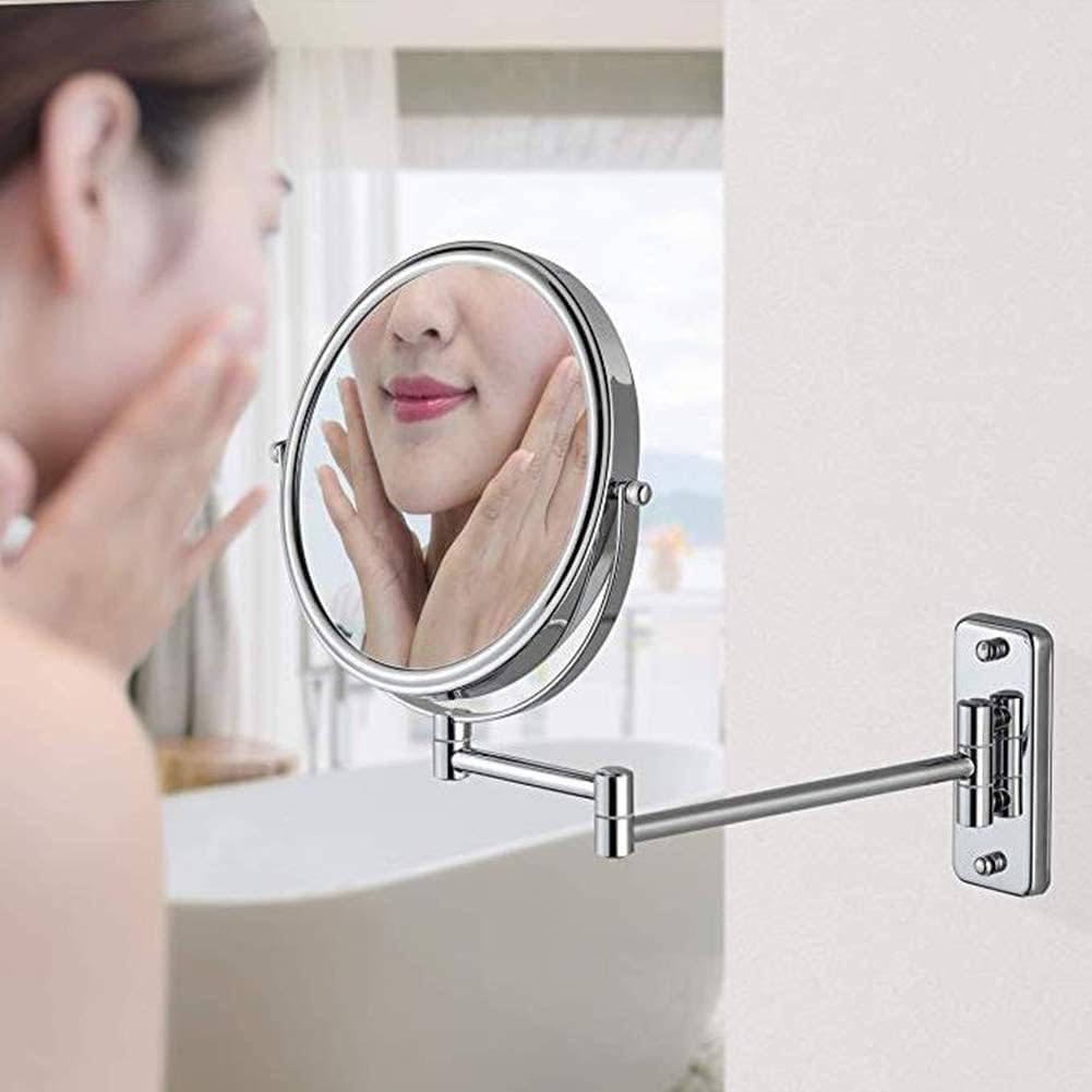 FUDGIO 3X Magnifying Vanity Mirror with Swivel for Shaving Makeup