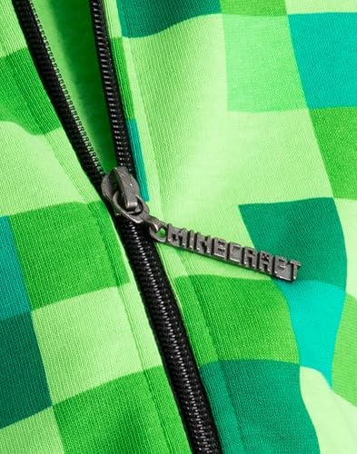 Minecraft Licensee Hoodie for Boys Black Creepers Design