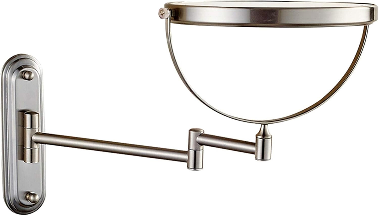 wall-mounted makeup mirror with magnifying function