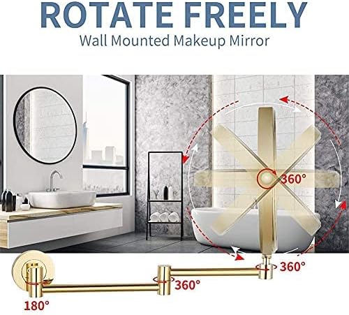 Perfect for Daily Grooming Black Vanity Mirror