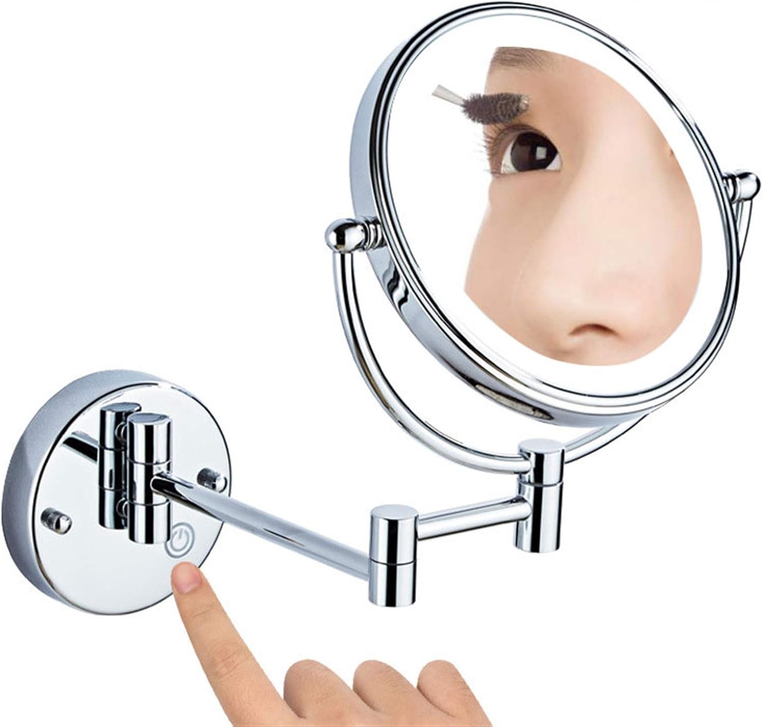 FUDGIO Makeup Mirror Extendable 360 Rotation Perfect for Beauty