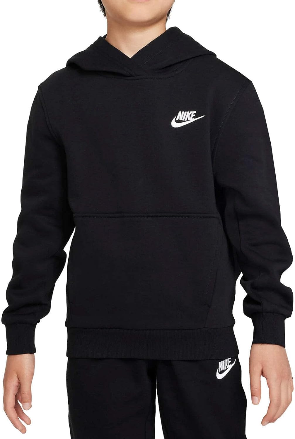 Nike Boys Sportswear Club Fleece Pullover Hoodie - Lightweight Warm