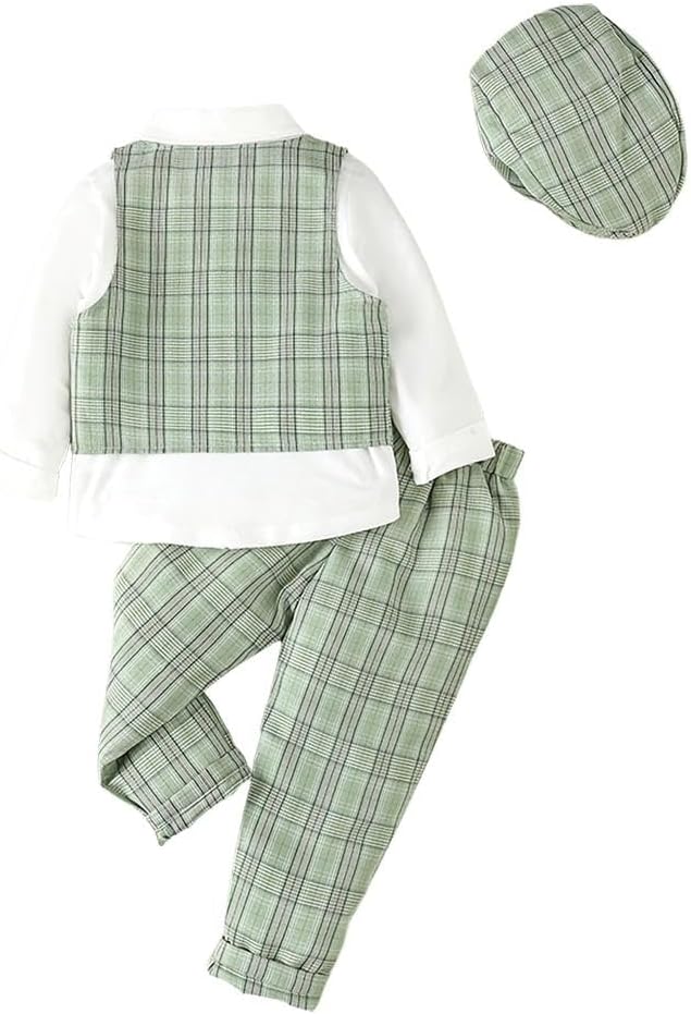 Dressy Daisy Baby Toddler Gentlemans Vest Suit Set for Weddings Special Occasions